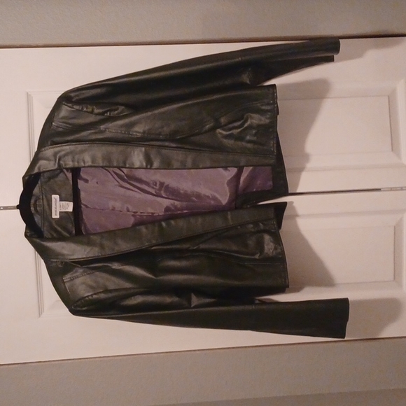 Jessica London Jackets & Blazers - LEATHER JACKET NWOT PLUS SIZE 22/24